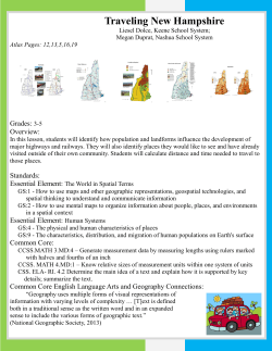 Traveling New Hampshire - New Hampshire Geographic Alliance