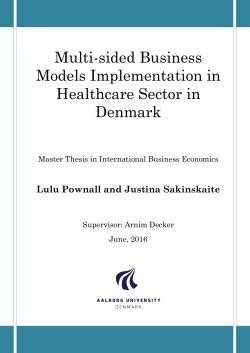 Multi-sided Business Model Implementation