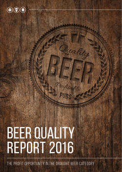 The profit opportunity in the draught beer category