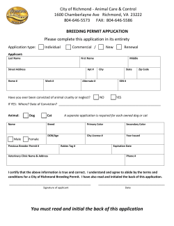 clicking here - City of Richmond