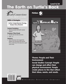 The Earth on Turtle`s Back