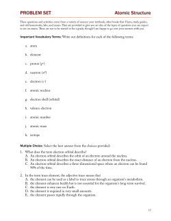 121 Problem Sets
