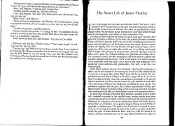 The Secret Life of ]alnes Thurber