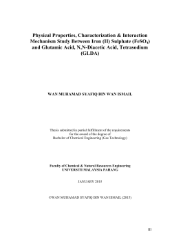 and Glutamic Acid, N - Universiti Malaysia Pahang