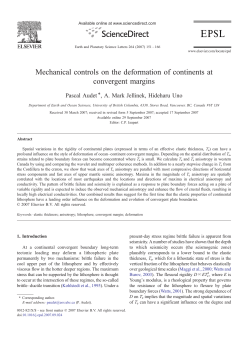 Mechanical controls on the deformation of continents at convergent
