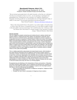 Decolonial Futures (POLS 777)