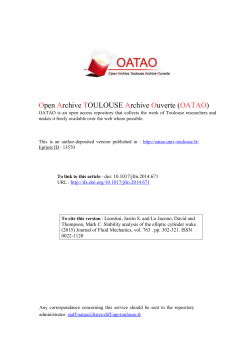 Stability analysis of the elliptic cylinder wake