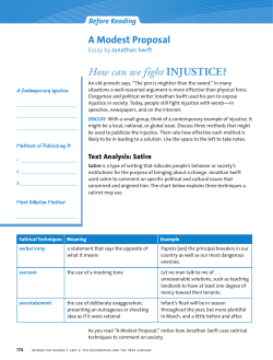 How can we fight INJUSTICE?