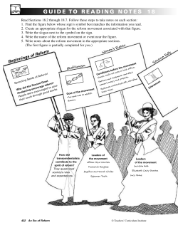 GUIDE TO READING NOTES 18