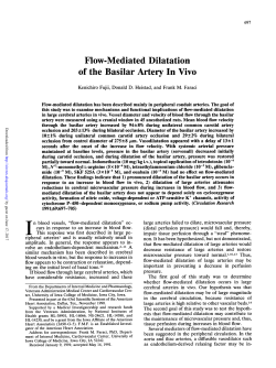 Flow-Mediated Dilatation