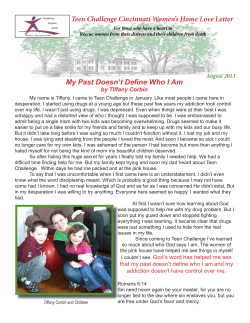 Summer 2013 - Teen Challenge Cincinnati