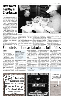 Fad diets not near fabulous, full of fibs