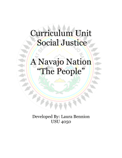 Curriculum Unit Social Justice A Navajo Nation &ldquo;The