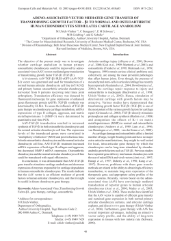 ADENO-ASSOCIATED VECTOR MEDIATED GENE