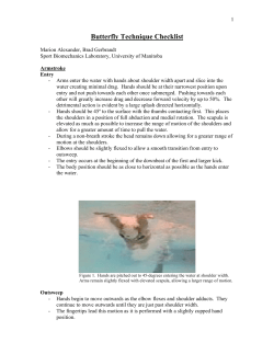 Butterfly Technique Checklist