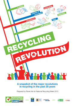 Planet Ark, Recycling Revolution Report