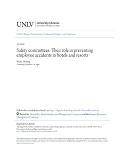 Safety committees: Their role in preventing employee accidents in
