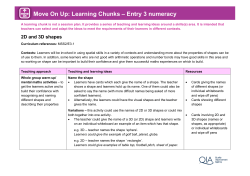 Move On Up: Learning Chunks &ndash; Entry 3