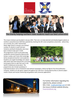 The charity helping northern state students reach our best universities