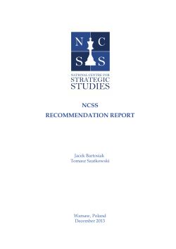 ncss recommendation report