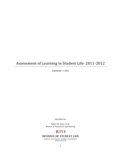 2011-2012 - Division of Student Affairs