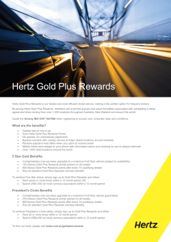 Hertz Gold Plus Rewards