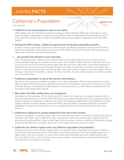 California`s Population