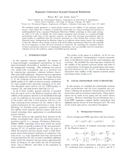 Separate Universes beyond General Relativity