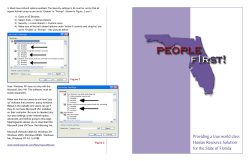 People First End-User Workstation Requirements