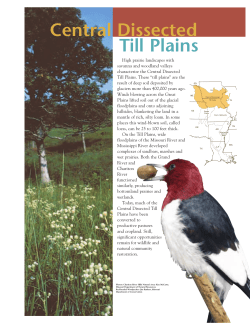 Central Dissected Till Plains