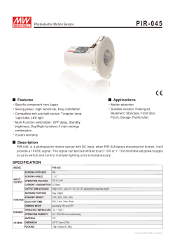 PIR-045 - Mouser Electronics