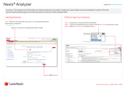 Nexis&reg; Analyzer