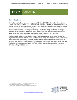 Grade 12 Module 2, Unit 2, Lesson 17