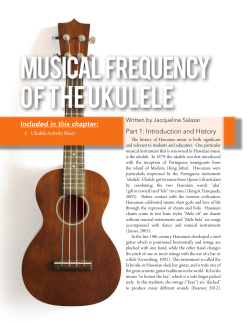 Musical Frequency of the ukulele