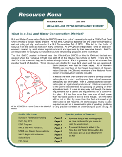 Summer `10 Newsletter - Kona Soil and Water Conservation District