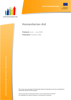 Humanitarian Aid - European Commission