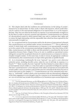 countermeasures - Office of Legal Affairs