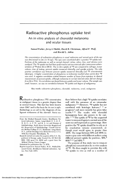 Radioactive phosphorus uptake test. An in vitro analysis of
