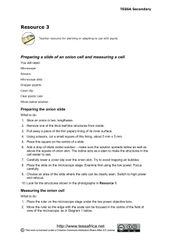 Biology Unit 5 Resource 3