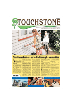 May - The Methodist Church of New Zealand