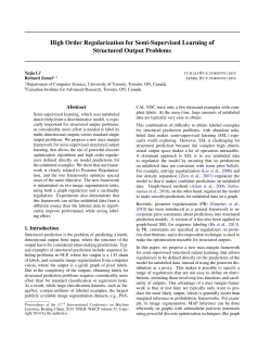 High Order Regularization for Semi