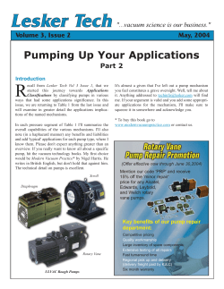 Pumping Up Your Applications