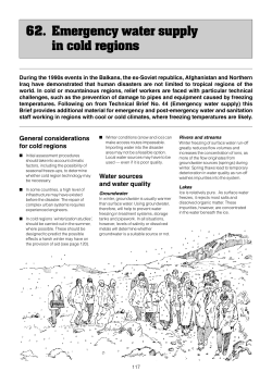 62 - Emergency water supply in cold regions.p65