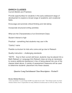 ENRICH CLASSES