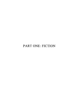 part one: fiction - Sydney Open Journals online