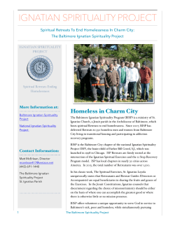 ignatian spirituality project