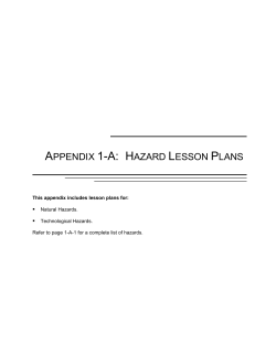 Lesson Plan - San Ramon Valley Fire