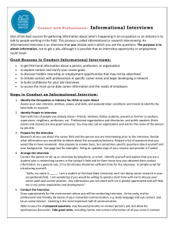 One of the best sources for gathering information about what`s