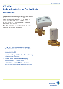 VG3000 - Johnson Controls