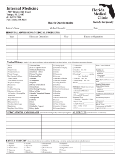 IM TP Health Questionnaire